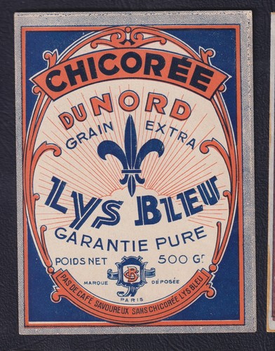 Ancienne étiquette chicorée - ancienne,