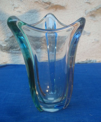 V73 vase vintage verre - vase,
