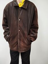 Veste 3/4 parka  REDSKINS homme cuir Nubuck luxe T  52 L 54 xl  comme neuf