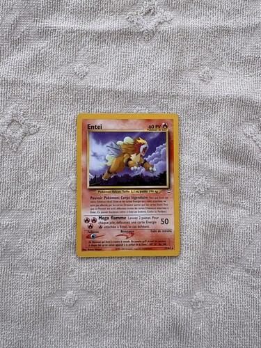 Carte pokemon entei 1995 - carte,