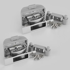 2x Push Button Cabinet Latch