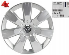 SET 4x ENJOLIVEUR DE ROUE ORIGINAL 16'' CITROEN BERLINGO III 5416.P1 NEUF