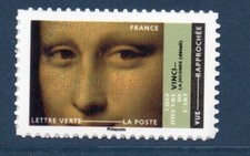 TIMBRE AUTOADHESIF AA 2191A NEUF - LA JOCONDE DE LEONARD DE VINCI.
