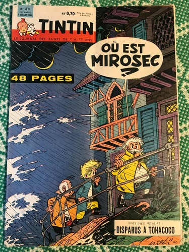 Journal tintin 611 - journal, france