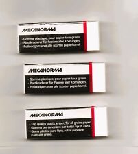 LOT de 3 GOMMES BLANCHES