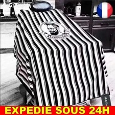 ✅ Tablier Barbe Cheveux Antistatique Cape Coupe Salon Coiffure Accessoire Pro