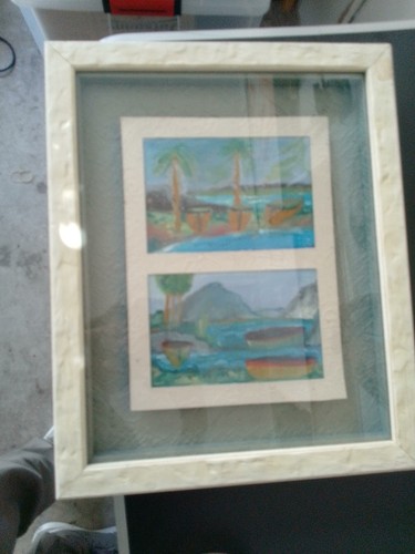 Tableau huile sur toile - tableau,