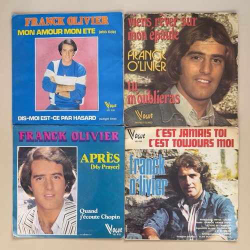Lot vinyles 45t franck - lot, 4