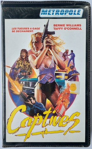 Vhs captives caged fury - captives, 1989