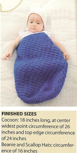 Baby blue cocoon - baby,