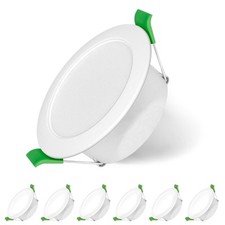 Jaenmsa Spot Led Encastrable Salle de Bain Spots LED 230V 8W Trou Φ 75-85mm IP44