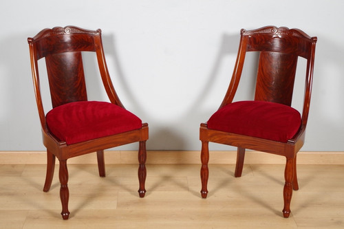 Paire chaises gondole - paire, de