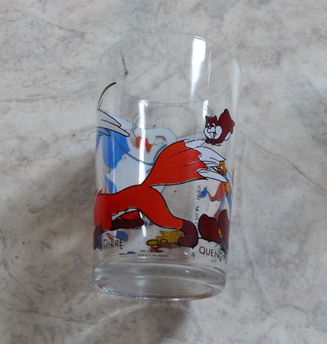 Verre moutarde vintage - moutarde,