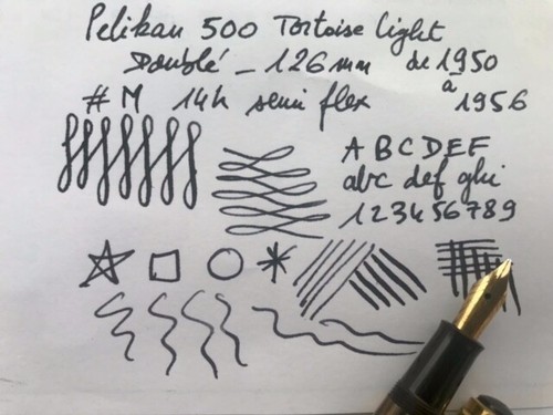 Pelikan 500 tortoise light1950 - pelikan,
