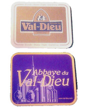 Belgique 2 sous bock différents bière d'abbaye du Val Dieu