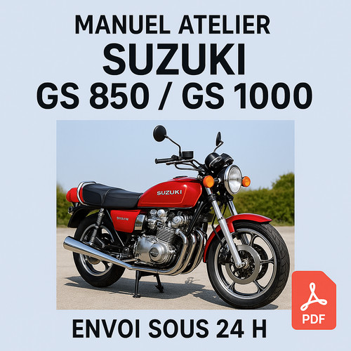 Manuel atelier suzuki 850 - atelier,