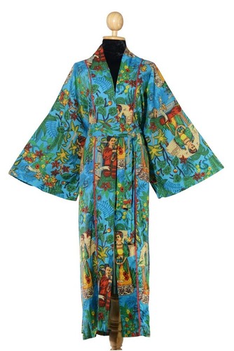 Indien turquoise coton grand - indien,