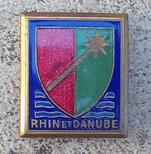 1° Armée, émail, RHIN et DANUBE,"Courtois"