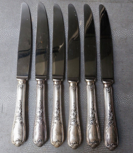 Six couteaux table - six, ercuis