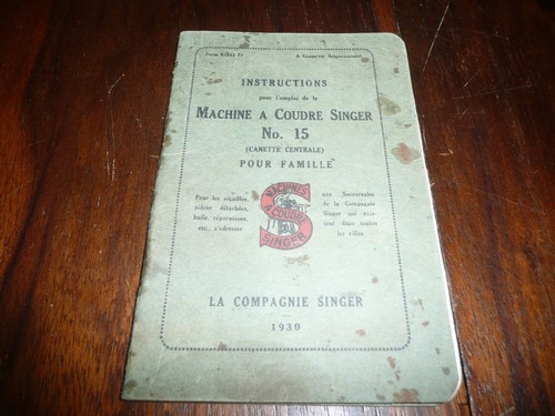 Mode emploi 1930 - d'emploi,