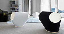 Ligne roset Lampe a poser "AROUN" Noir