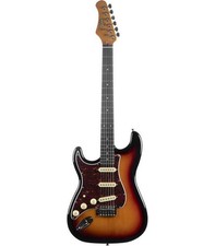 Guitare Electrique Gaucher EKO ST300-SB-LH - Type Strat vintage - Sunburst gauch