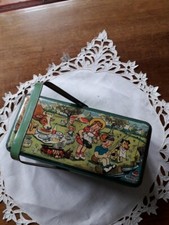 Boite a gouter pour enfant en métal avec anse - Années 1940/1950