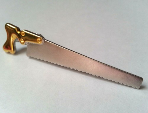 Pince cravate vintage scie - a,