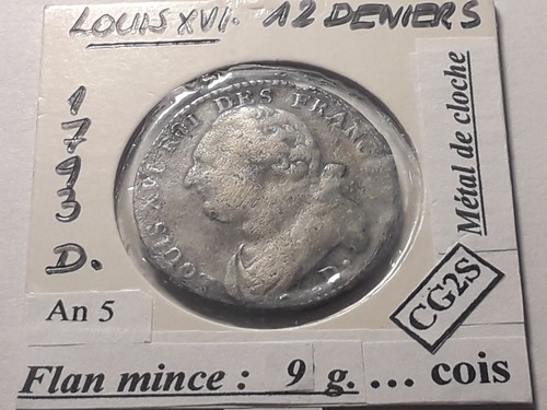 Louis xvi deniers 1793 - xvi,