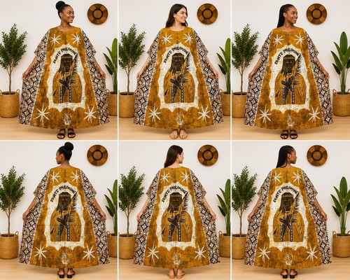 Boubou femme batik wax - batik, bassam