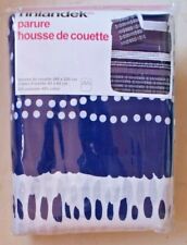 Parure bleue neuve housse de