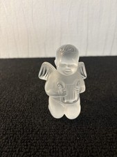 Ange lyre en cristal de Lalique modèle6