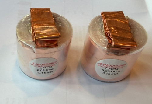 Pair two mundorf coil inductor - mundorf,