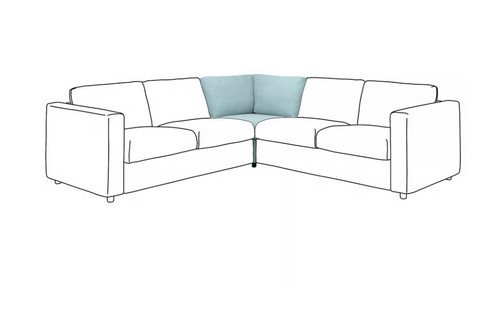 Housse ikea vimle pour section - ikea,