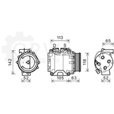 Compresseur Climatisation Climacompressur Pour Honda Accord VIII Tourer CM