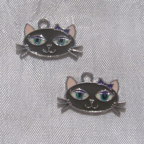 Lot breloques chat - breloques,