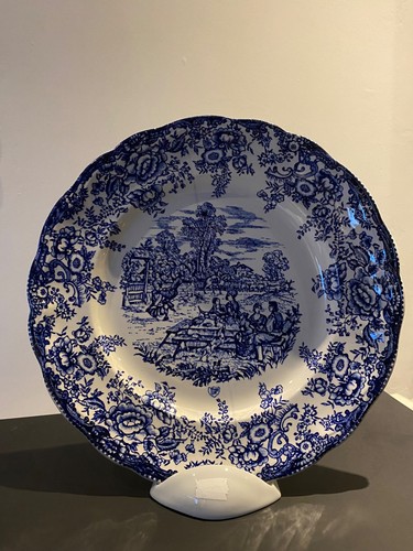 Assiette ancienne faïence - en,