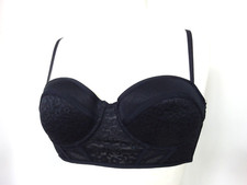 Soutien gorge Bustier armature satiné UNDIZ Taille FR90 US/UK34 EUR75 CUP A