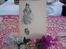 Menu vierge et ancien