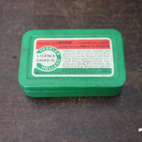 Ancienne boite tole - boite,
