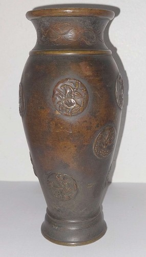 Vase bronze asie - vase,