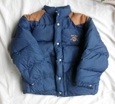 ANCIENNE DOUDOUNE"  NAF NAF " BLEUE VINTAGE ANNÉES 90 TAILLE M MANCHES CAPUCHE