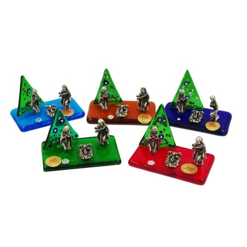 Mini crèche avec arbre - mini,