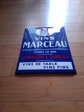 PLAQUE EMAILLEE PUBLICITAIRE