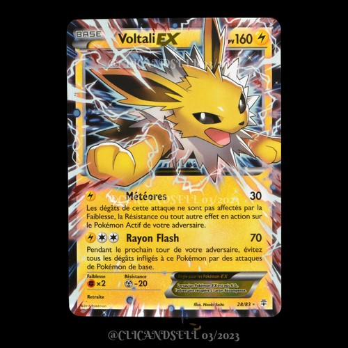 Carte pokémon voltali - pokémon,