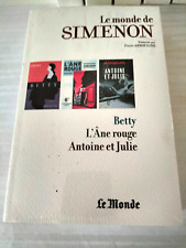 Neuf : LE MONDE DE SIMENON (Pierre Assouline) N° 18 édition LE MONDE
