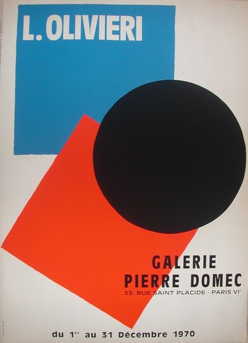 Olivieri screen print poster - print,