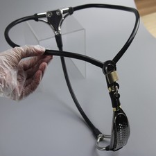 Acier Inoxydable Ceinture De Chasteté Avec Trou Dispositif Femmes BDSM Invisible