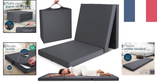 Matelas pliable chaud - chaud, 60x190