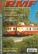 RMF N° 451 MAT, PONTS ET VAPEUR EN PROTO 87 / BB 12000 DE TRIX / SOUS-MODULES
